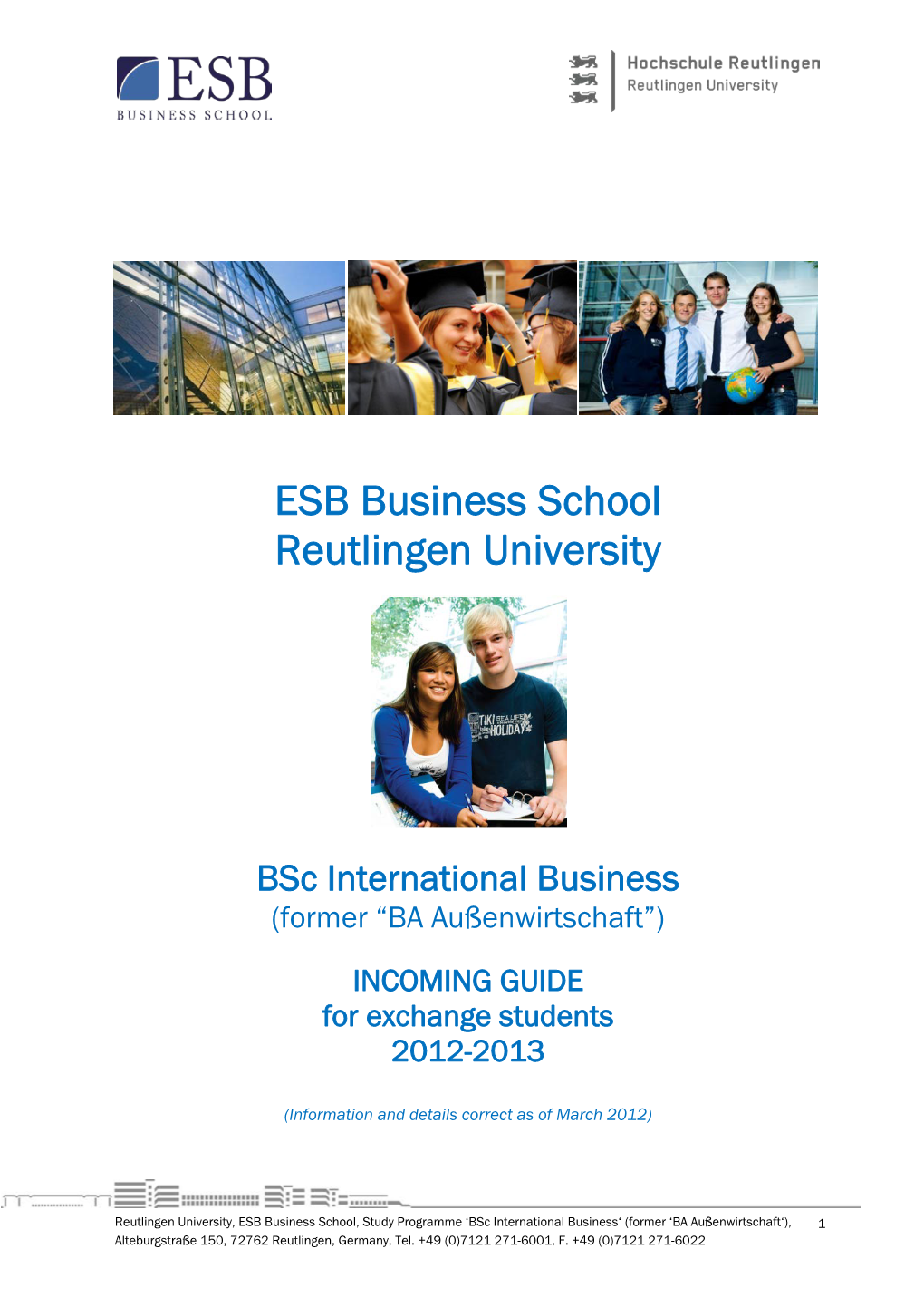 ESB Business School Reutlingen University