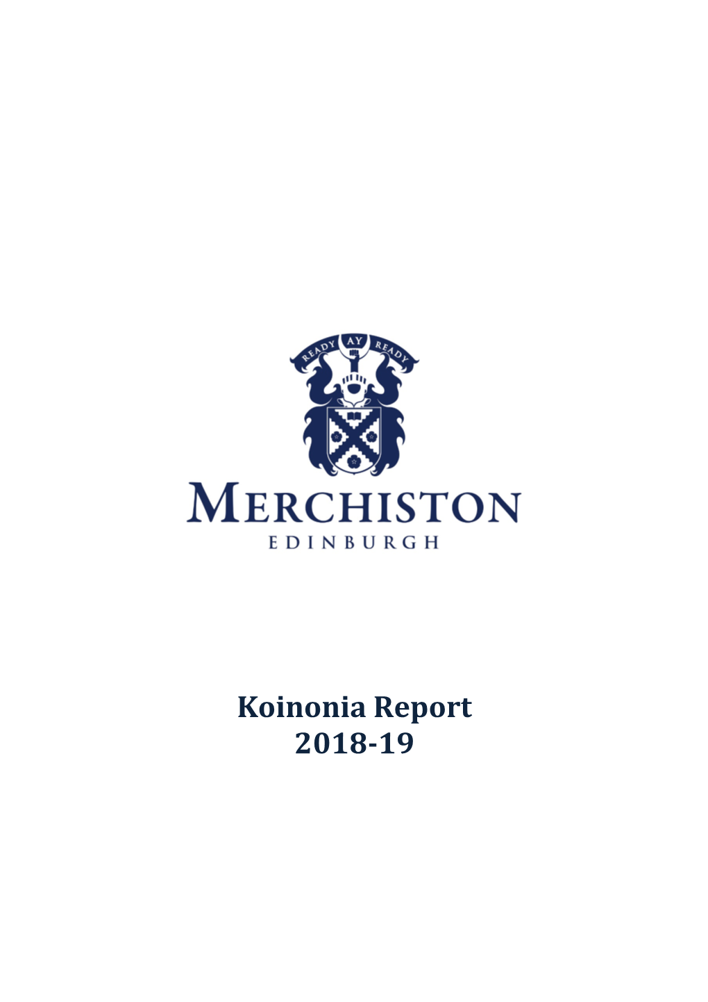 Koinonia Report 2018-19