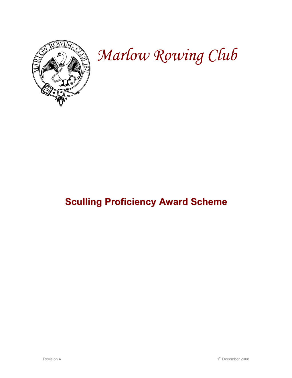 Proficiency Award Scheme