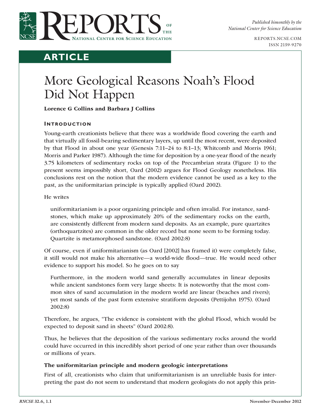 26. More Geological Reasons Noah's Flood Did Not Happen