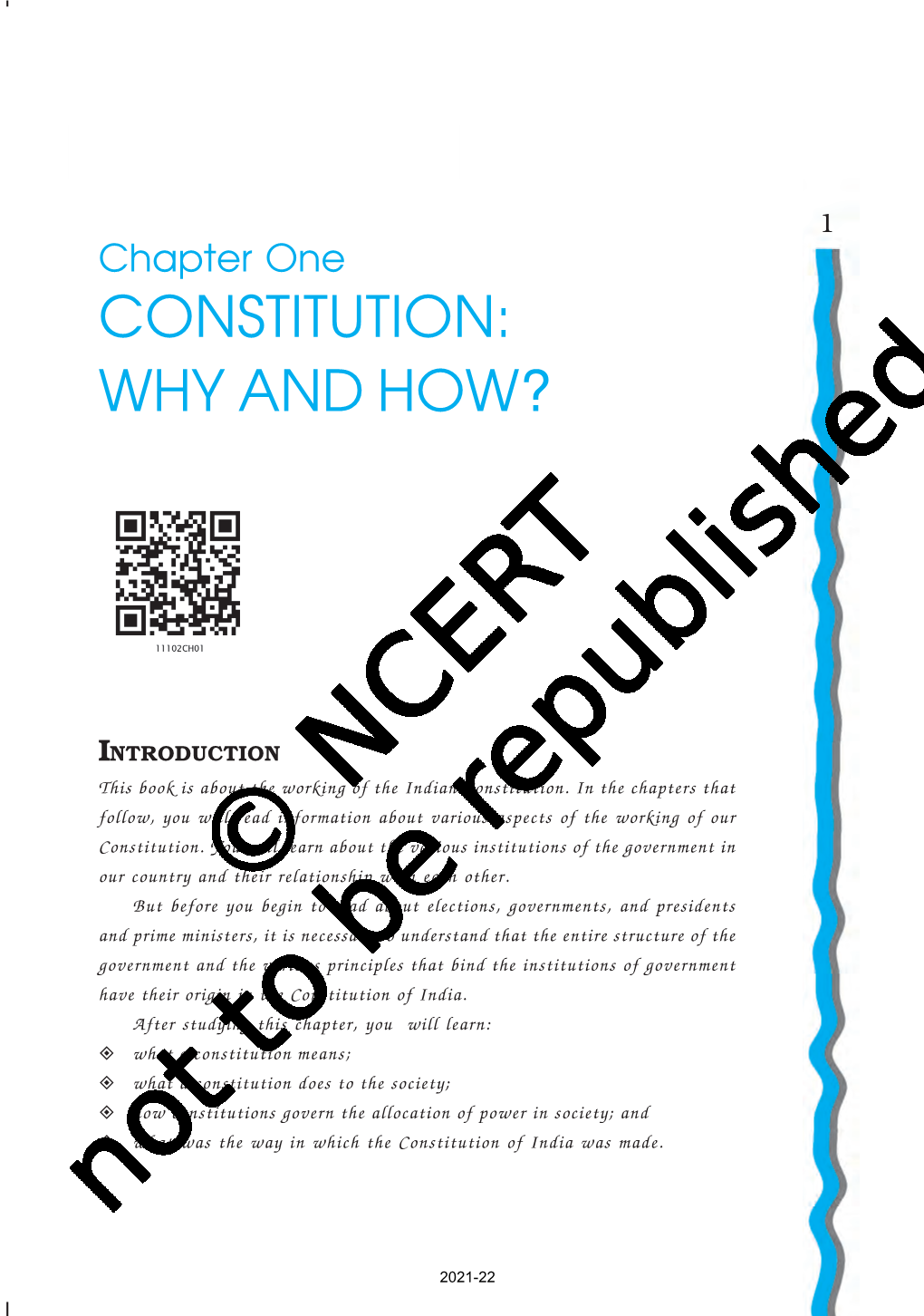 Constitution: Why and How?