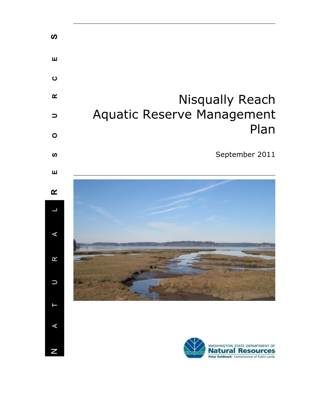 Nisqually Reach Aquatic Reserve Management Plan
