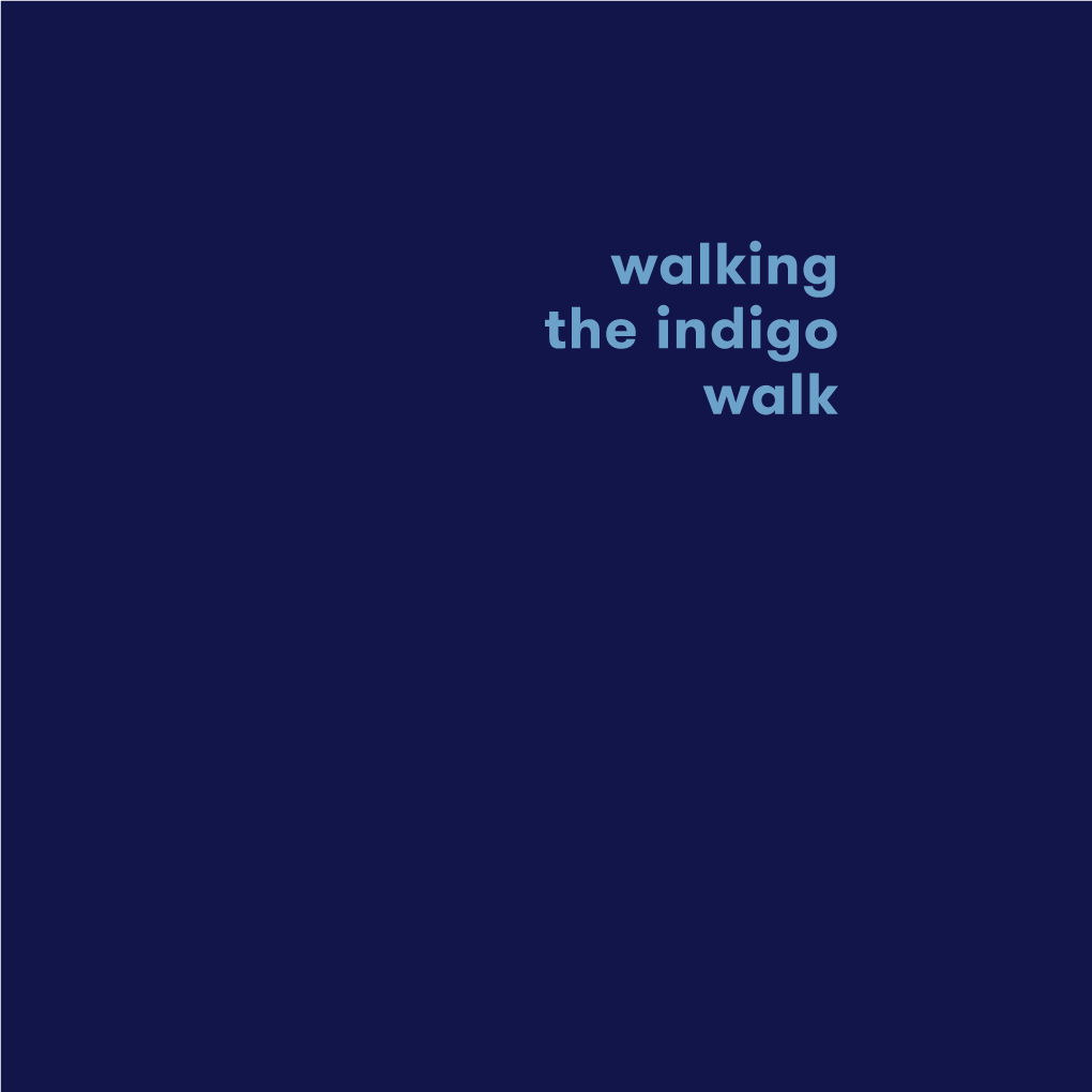 Walking the Indigo Walk