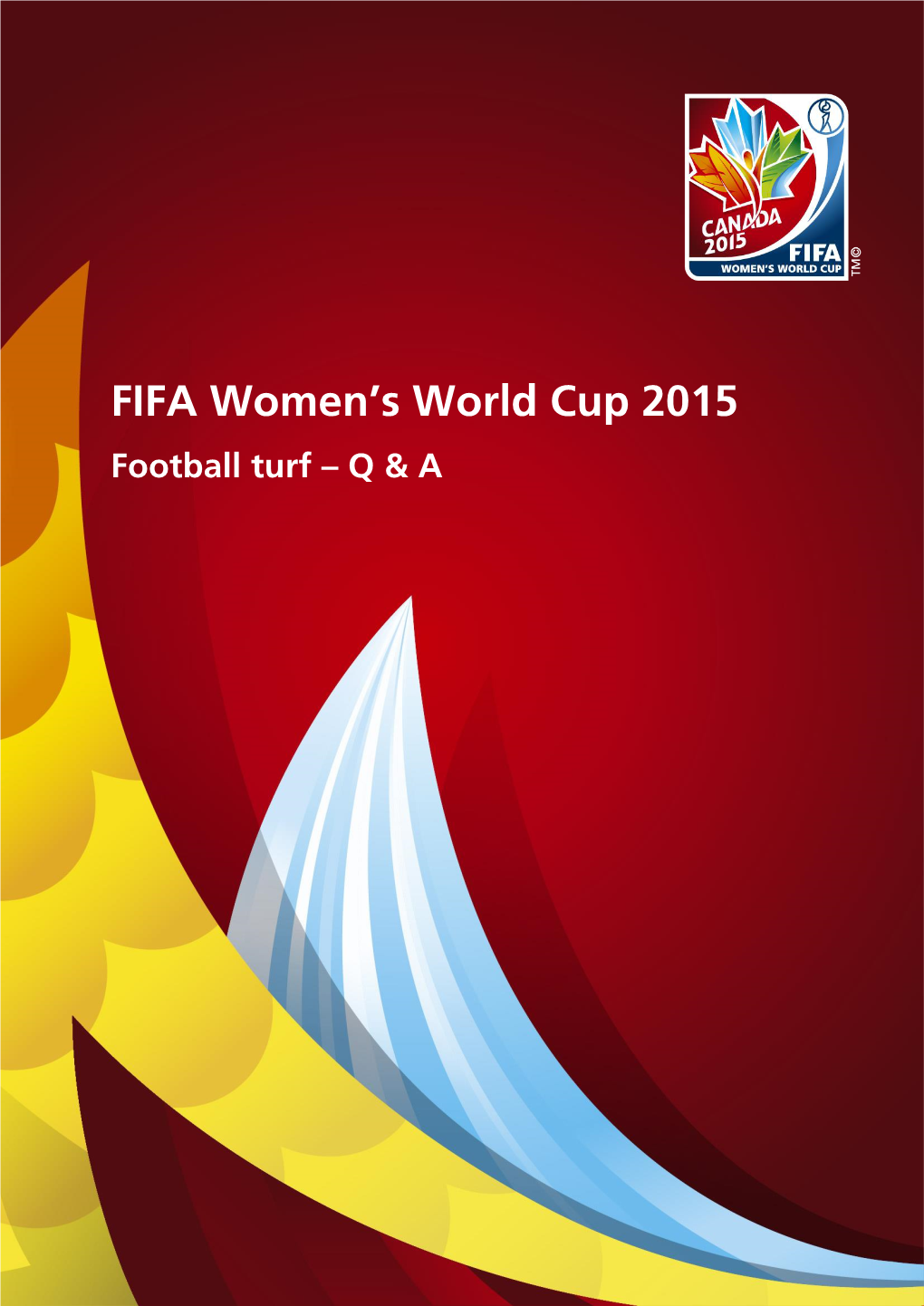 Football Turf at the FIFA Women's World Cup Canada 2015