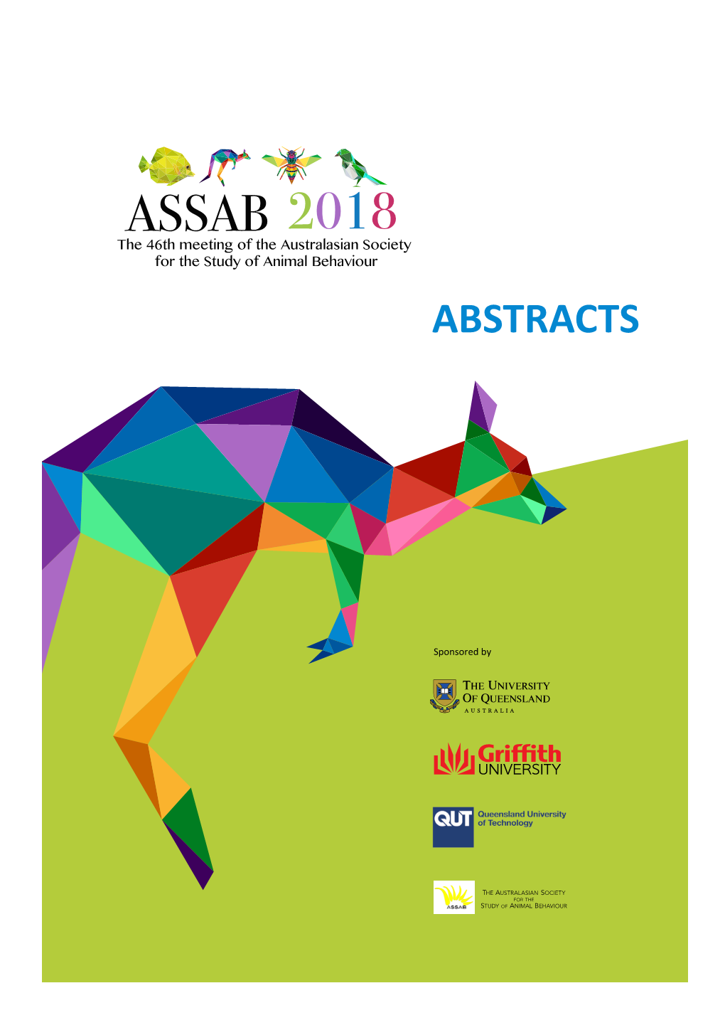 ASSAB 2018 Abstract Booklet