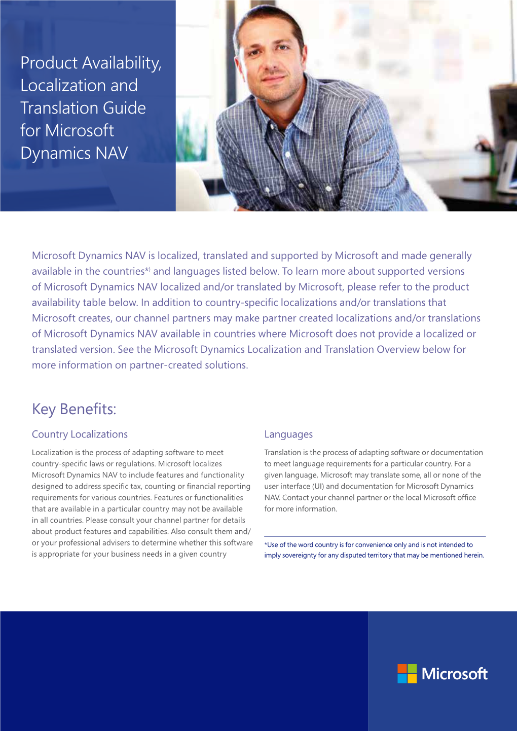 Product Availability, Localization, and Translation Guide for Microsoft