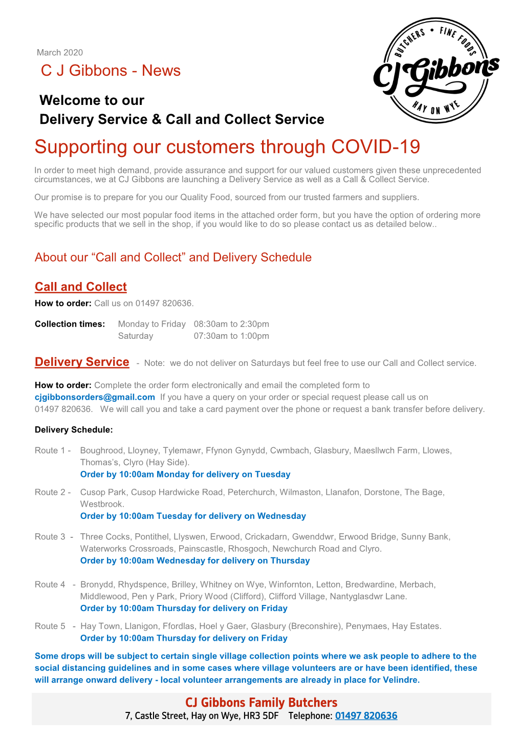 Supporting Our Customers Through COVID-19