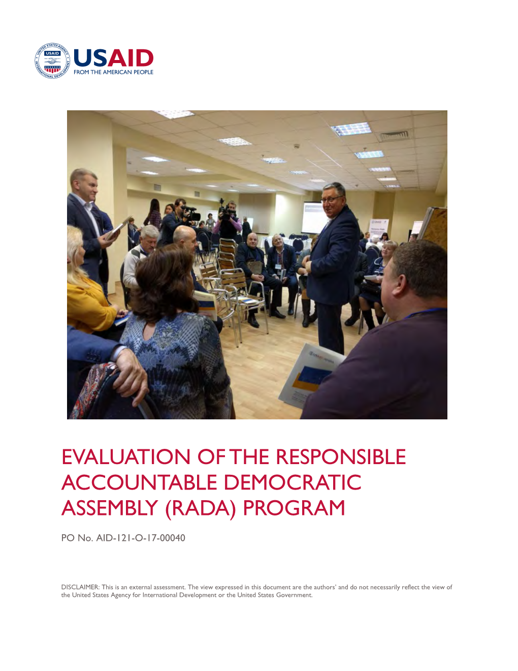 Evaluation of the Responsible Accountable Democratic Assembly (Rada) Program