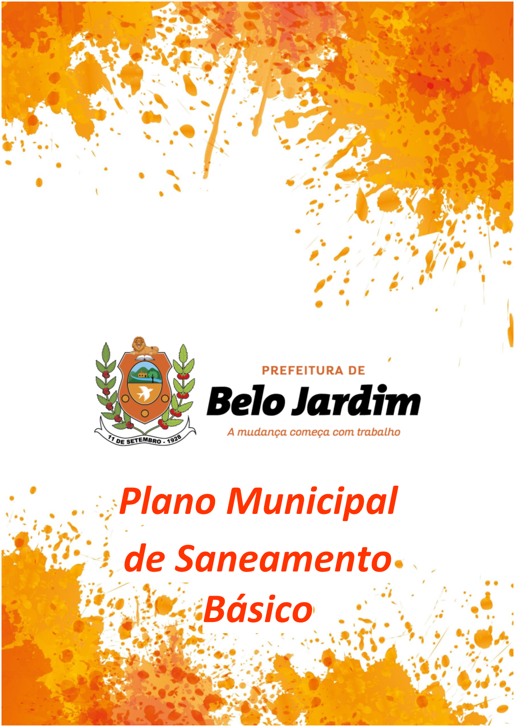 Plano Municipal De Saneamento Básico - PMSB