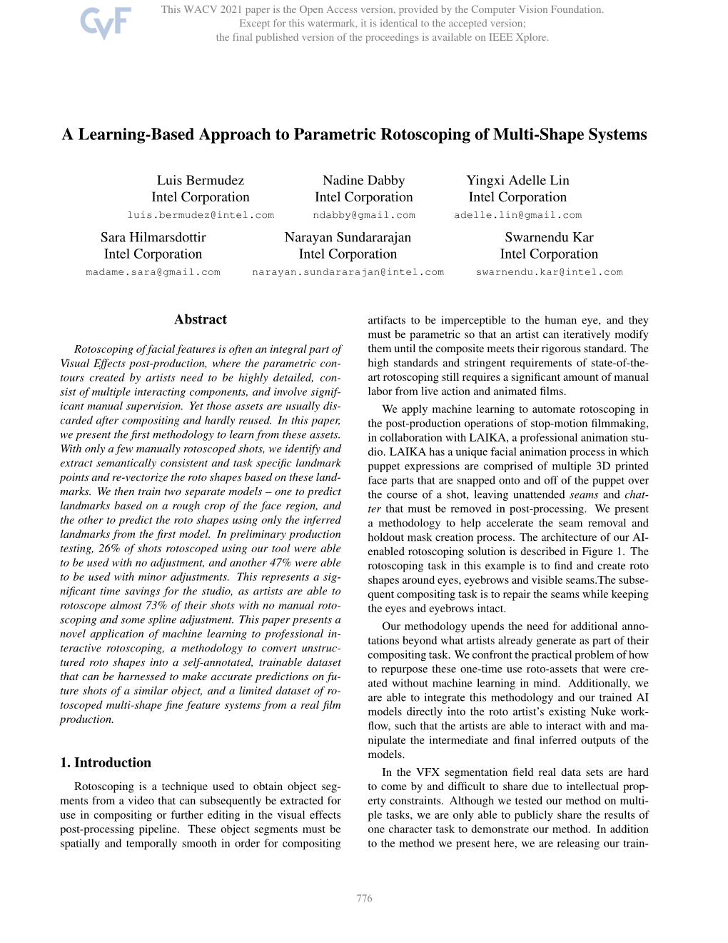 A Learning-Based Approach to Parametric Rotoscoping of Multi-Shape Systems