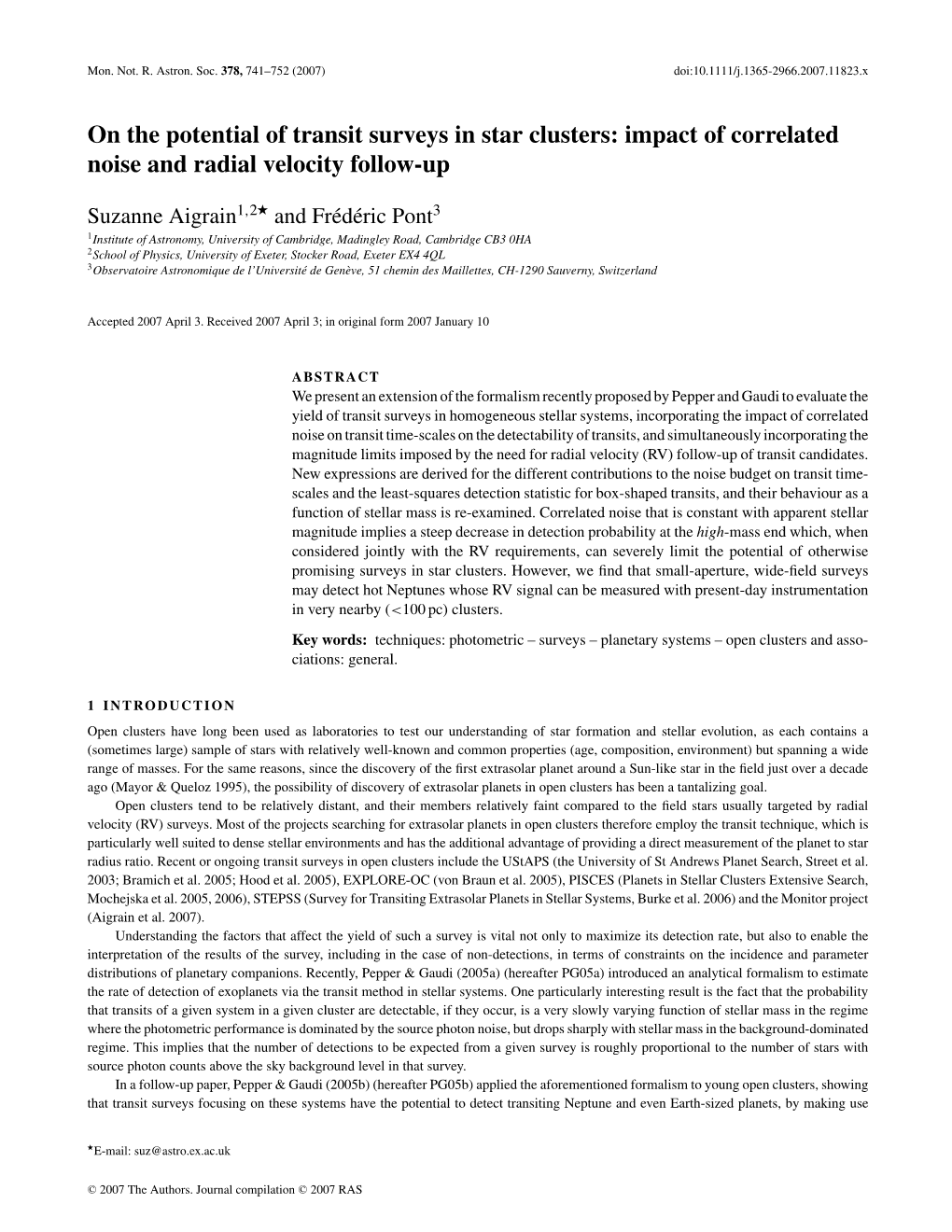 On the Potential of Transit Surveys in Star Clusters: Impact of Correlated