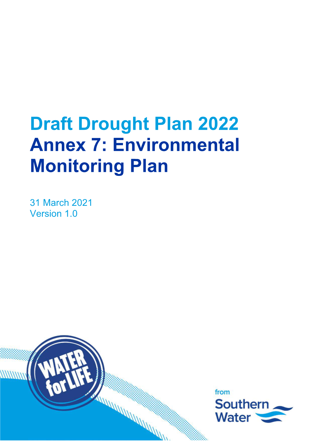 Draft Drought Plan 2022 Annex 7: Environmental Monitoring Plan
