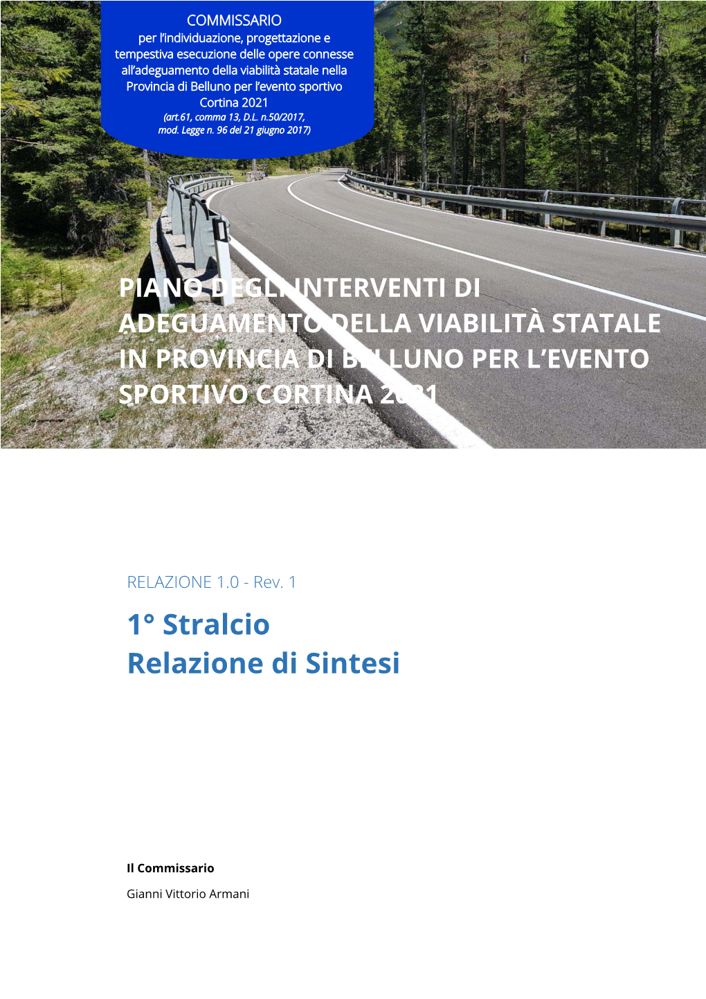 1° Stralcio Relazione Di Sintesi