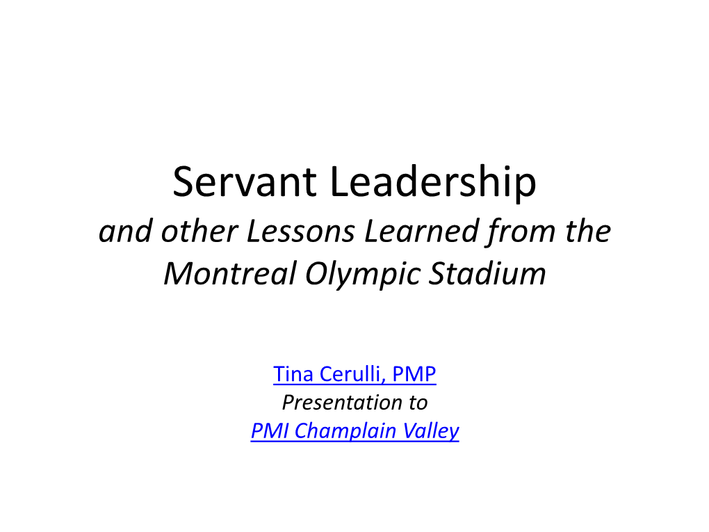 Of the Montreal Olympic Stadium