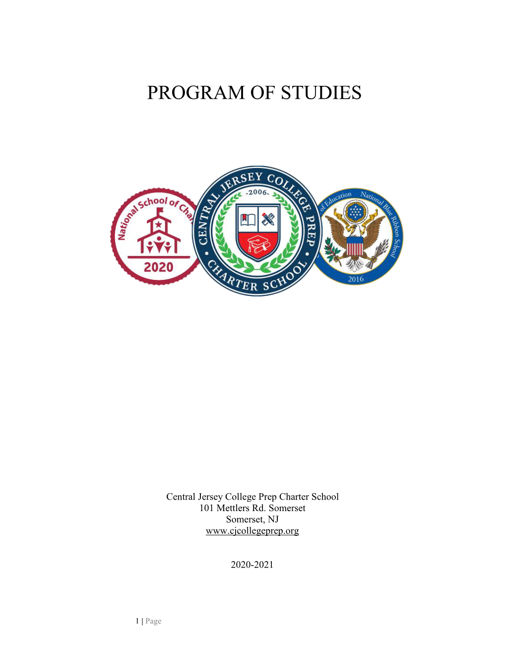 Program of Studies