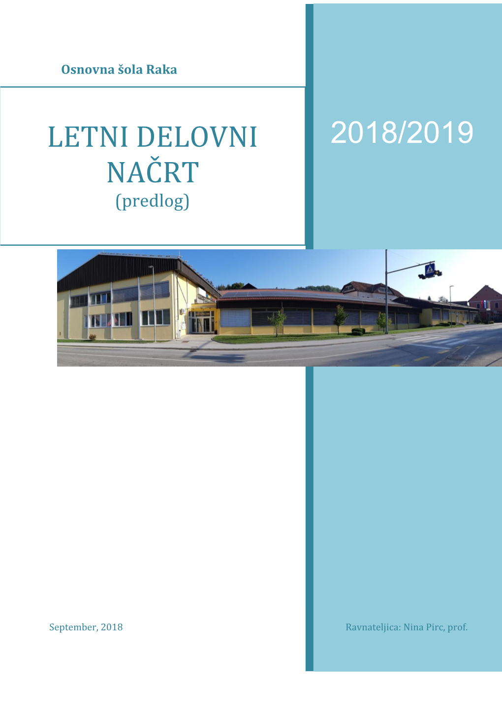 Letni Delovni Načrt 2018/2019