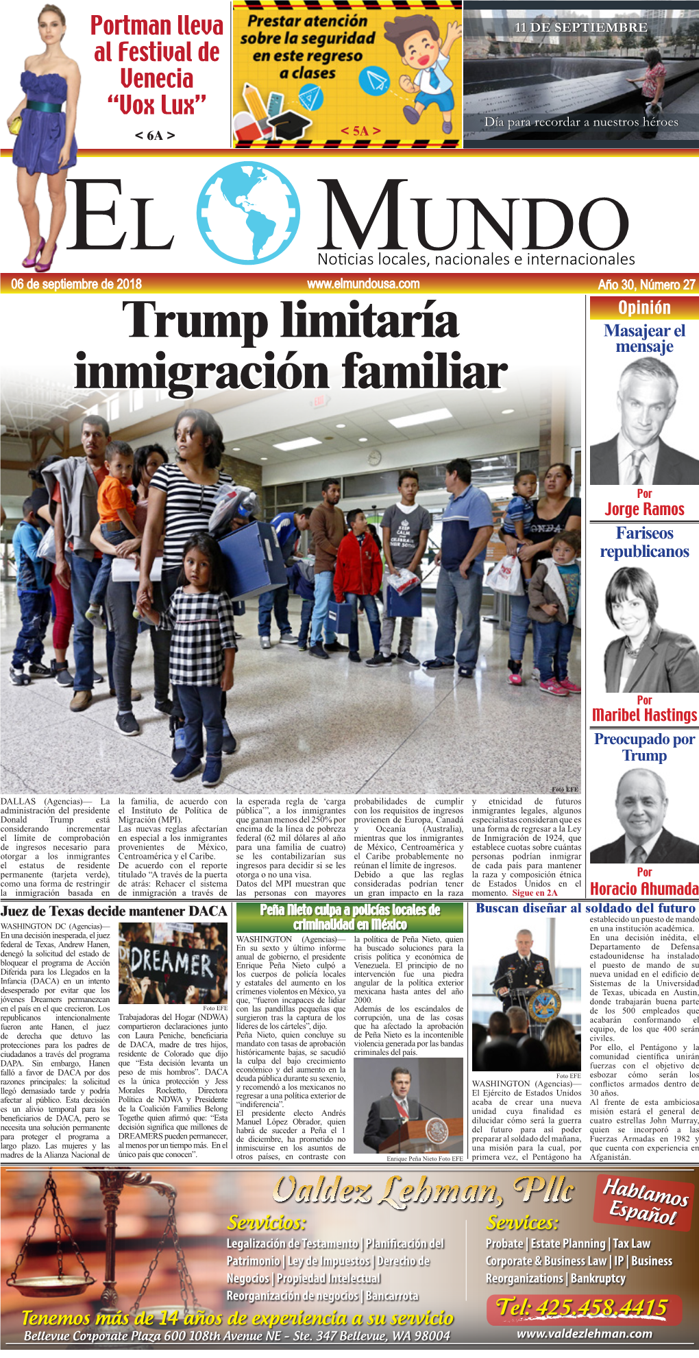 Trump Limitaría Inmigración Familiar