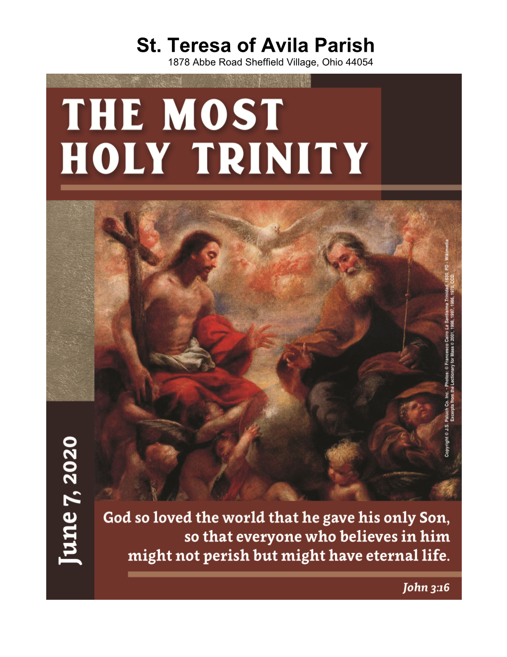 The Most Holy Trinity 2020-06-07.Pdf