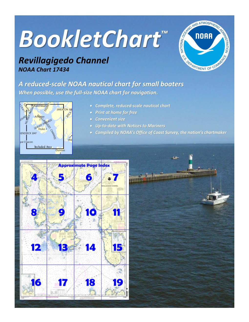 Bookletchart™ Revillagigedo Channel NOAA Chart 17434