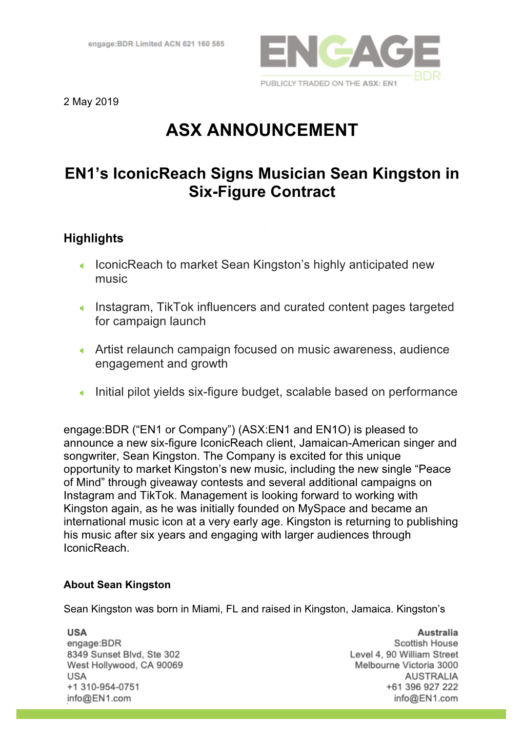 Asx Announcement