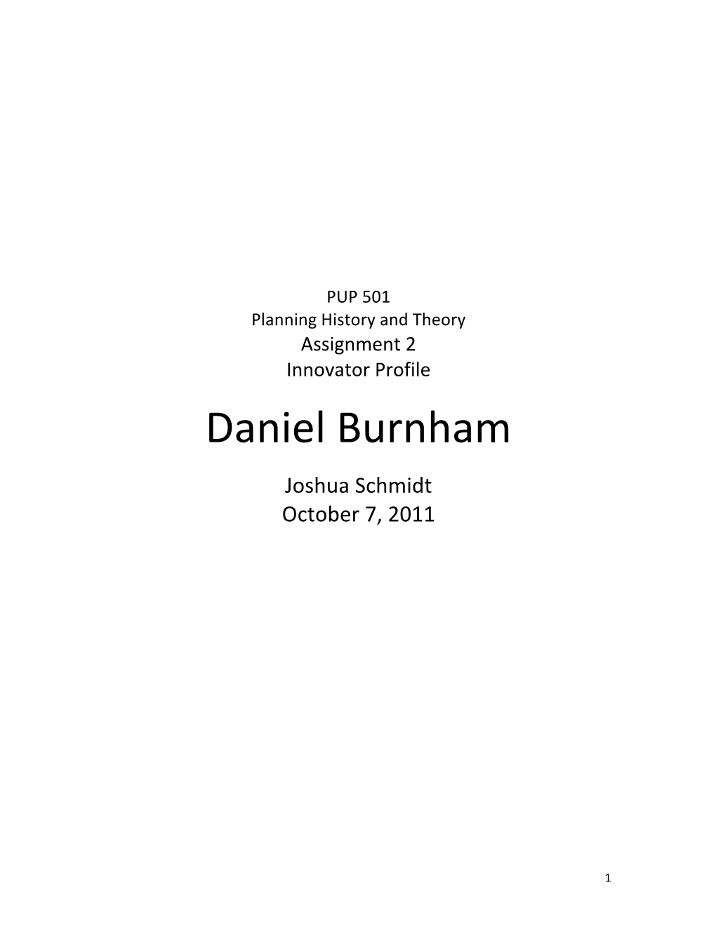 Daniel Burnham