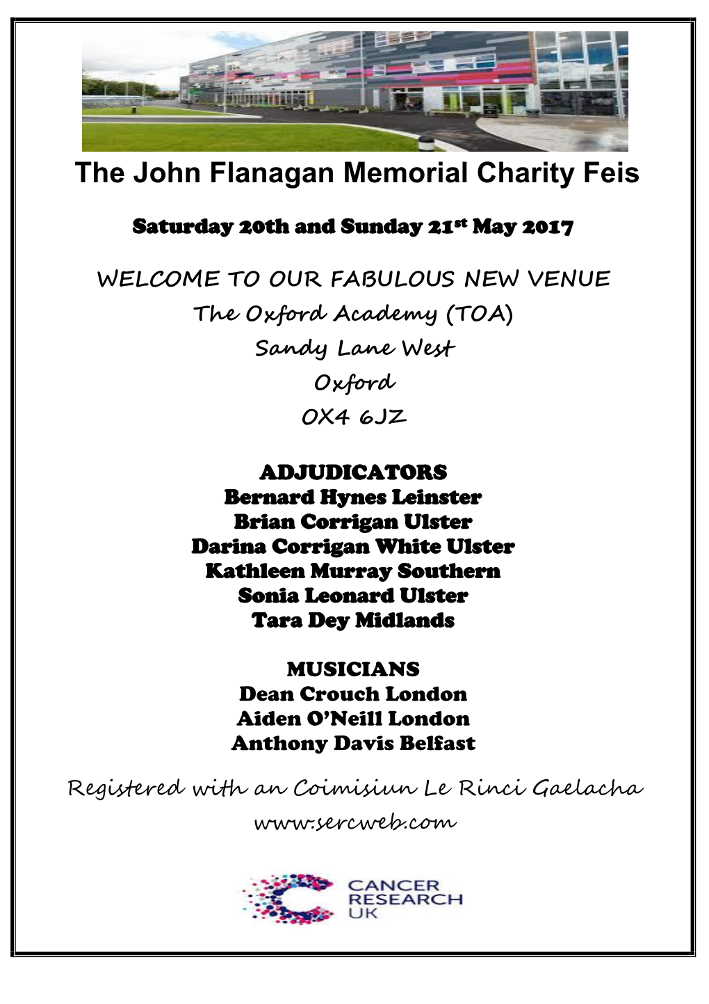 The John Flanagan Memorial Charity Feis