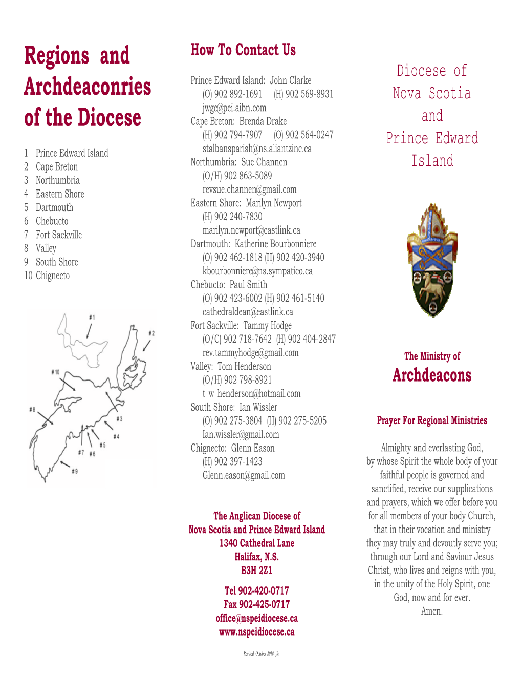 Brochure on Archdeacons