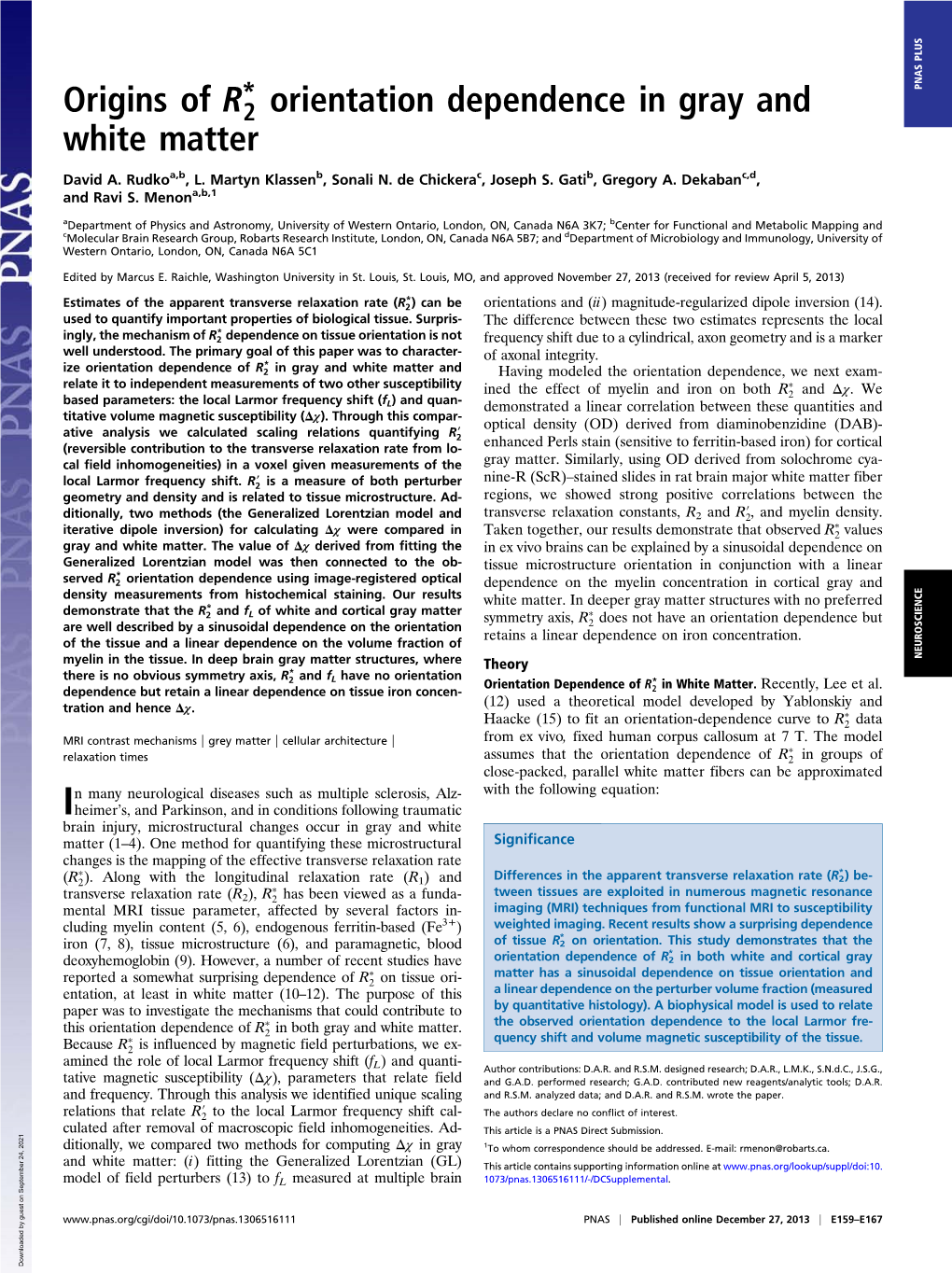 Origins of R2 Orientation Dependence in Gray and White Matter