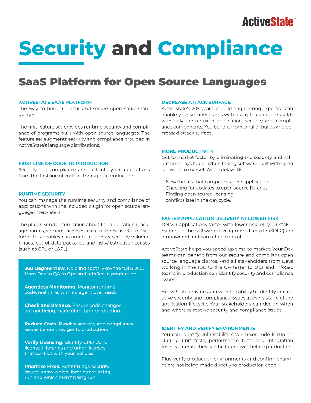 Security and Compliance