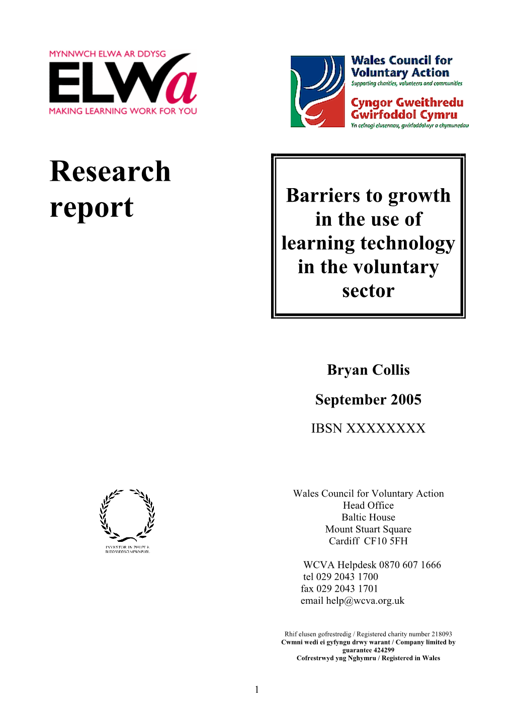 Barriers to Growth in the Use Of