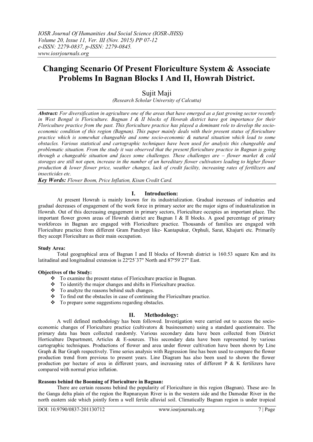 Changing Scenario of Present Floriculture System & Associate