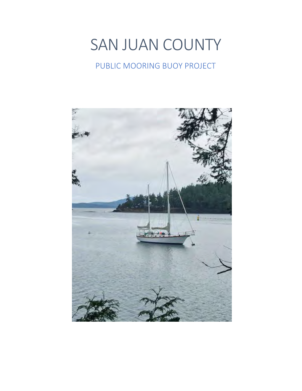 San Juan County Public Mooring Buoy Project