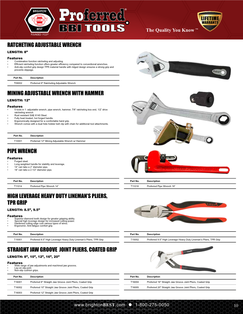 Ratcheting Adjustable Wrench Mining Adjustable