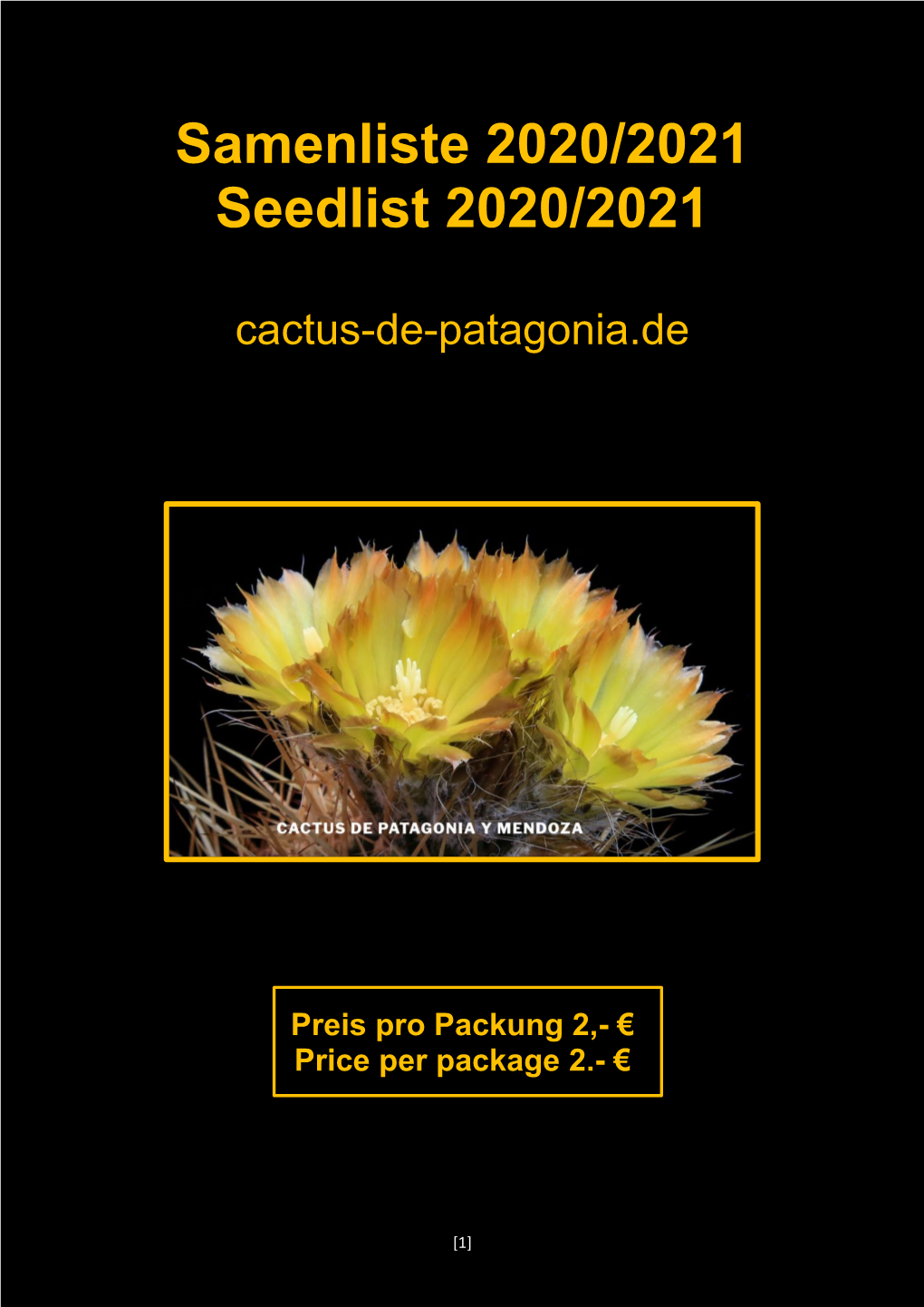 Samenliste 2020/2021 Seedlist 2020/2021