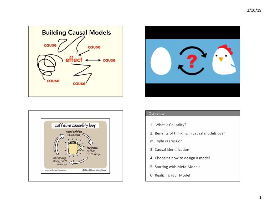 Building Causal Models