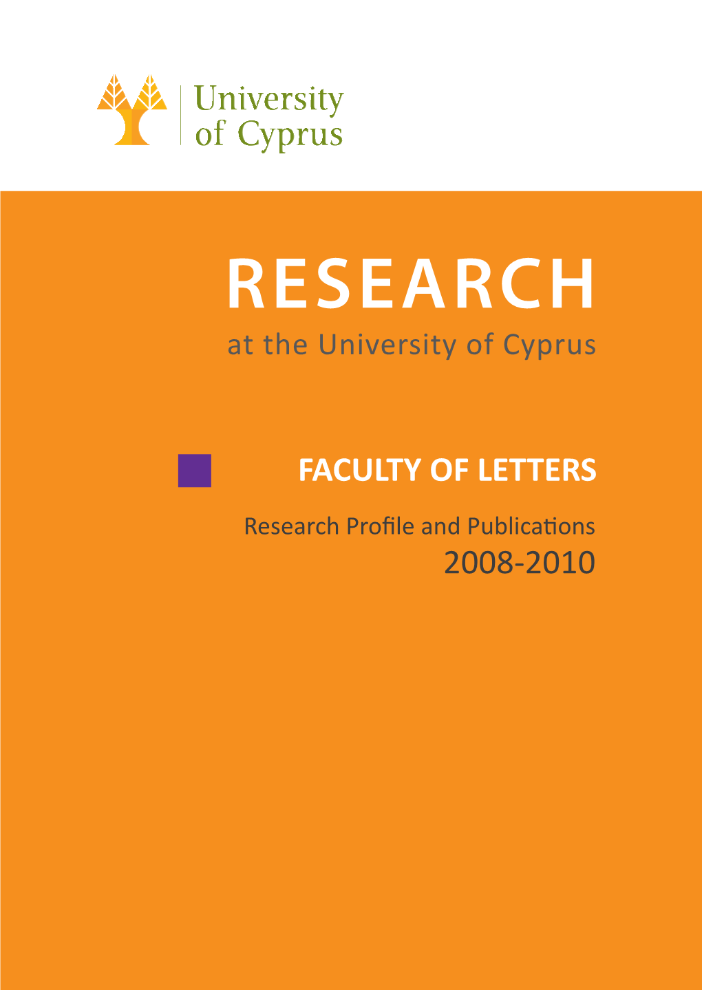 RESEARCH at the University of Cyprus