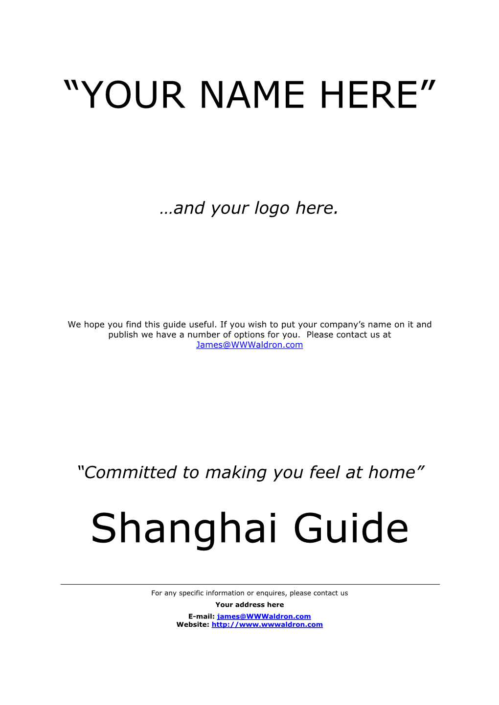 Shanghai Guide