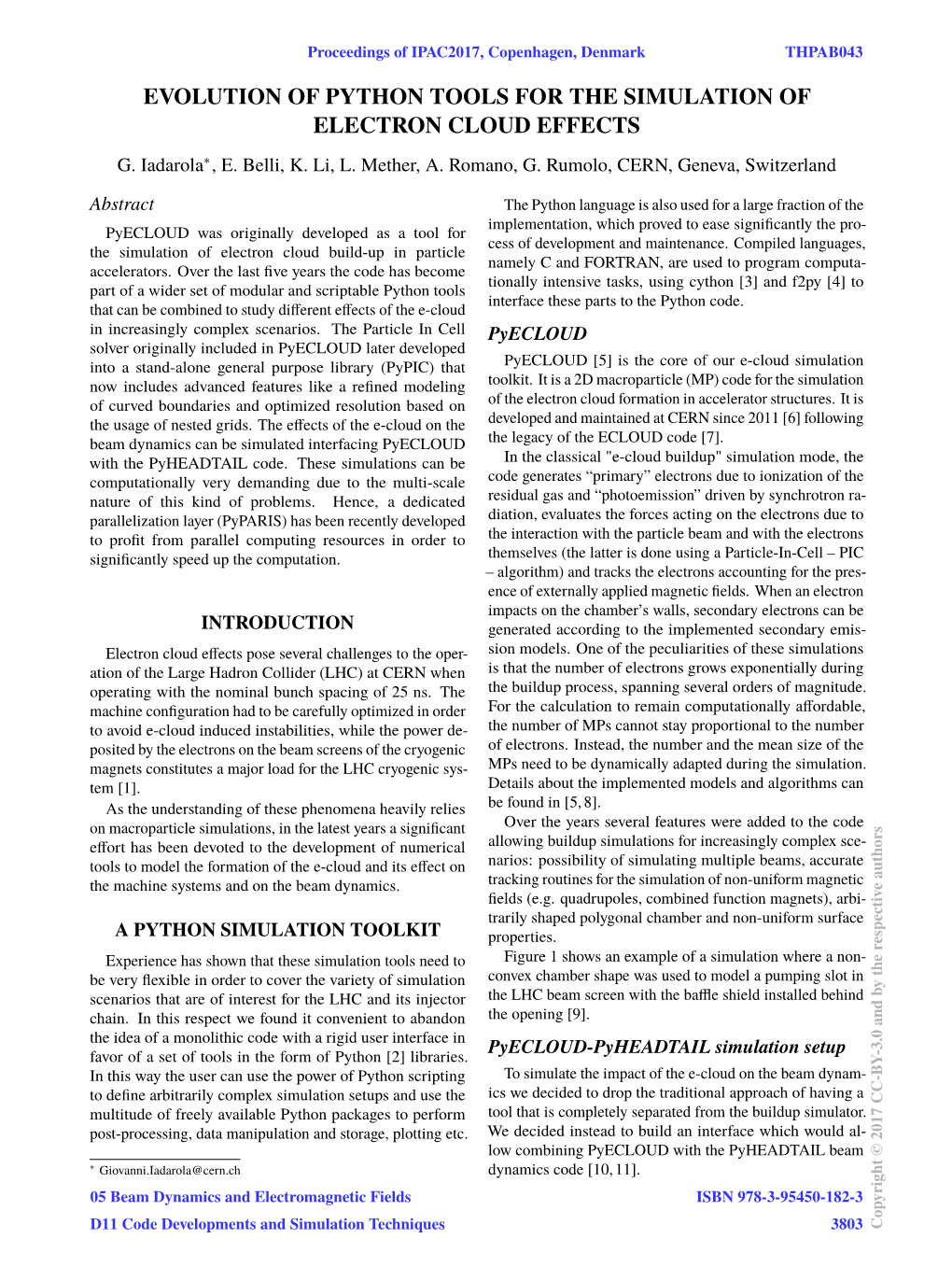 Evolution of Python Tools for the Simulation of Electron Cloud Effects G