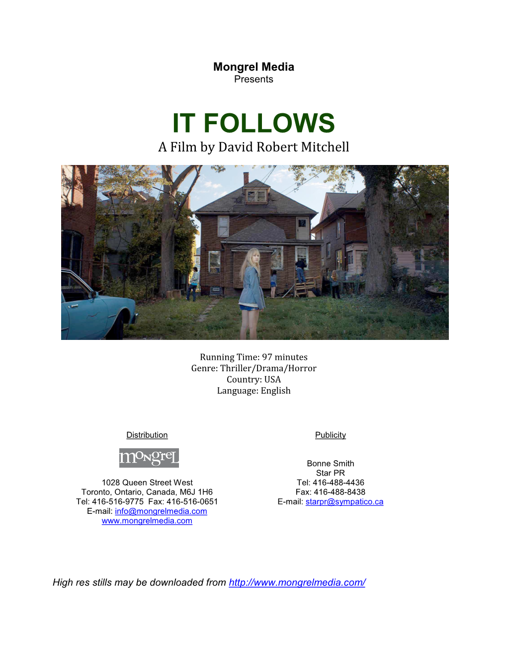 It Follows Press Notes FINAL