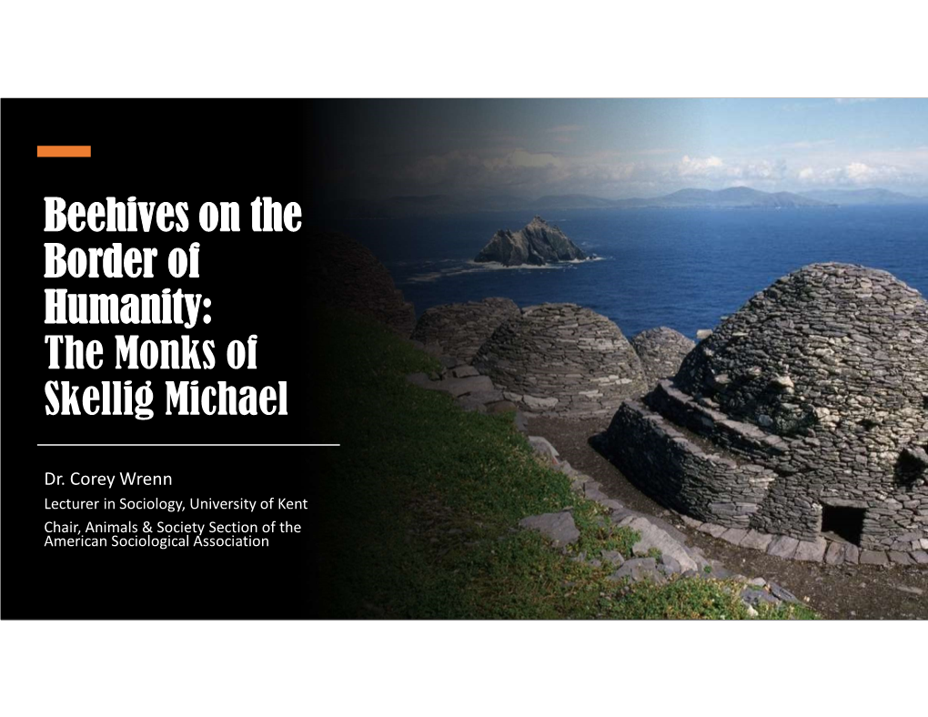 Beehives on the Border of Humanity: the Monks of Skellig Michael