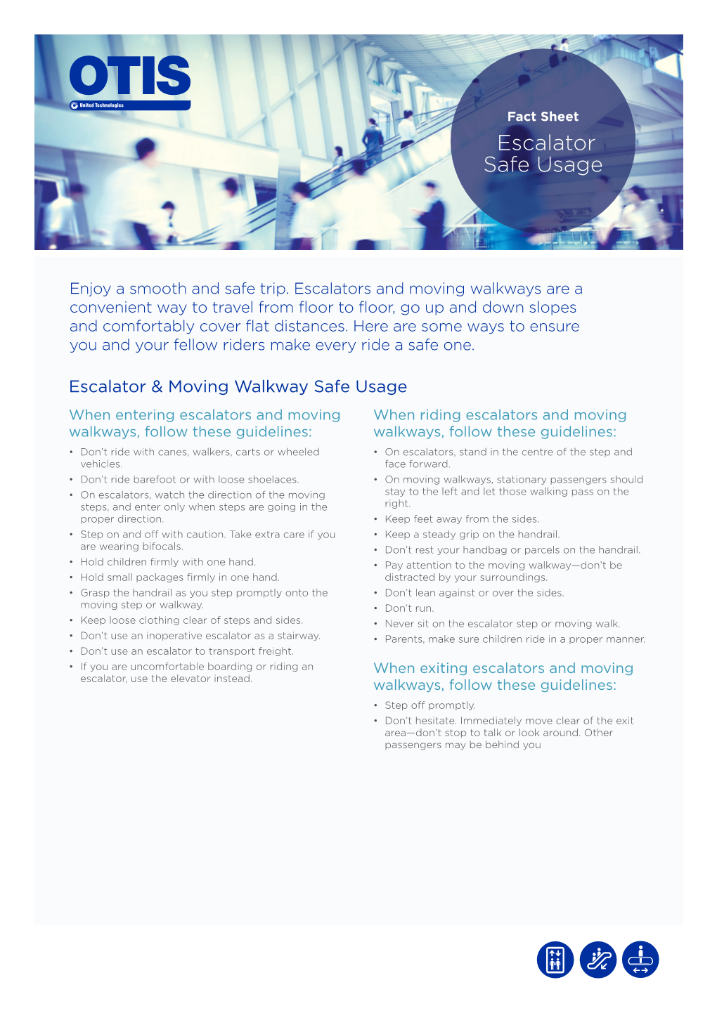 Escalator Safe Usage Factsheet