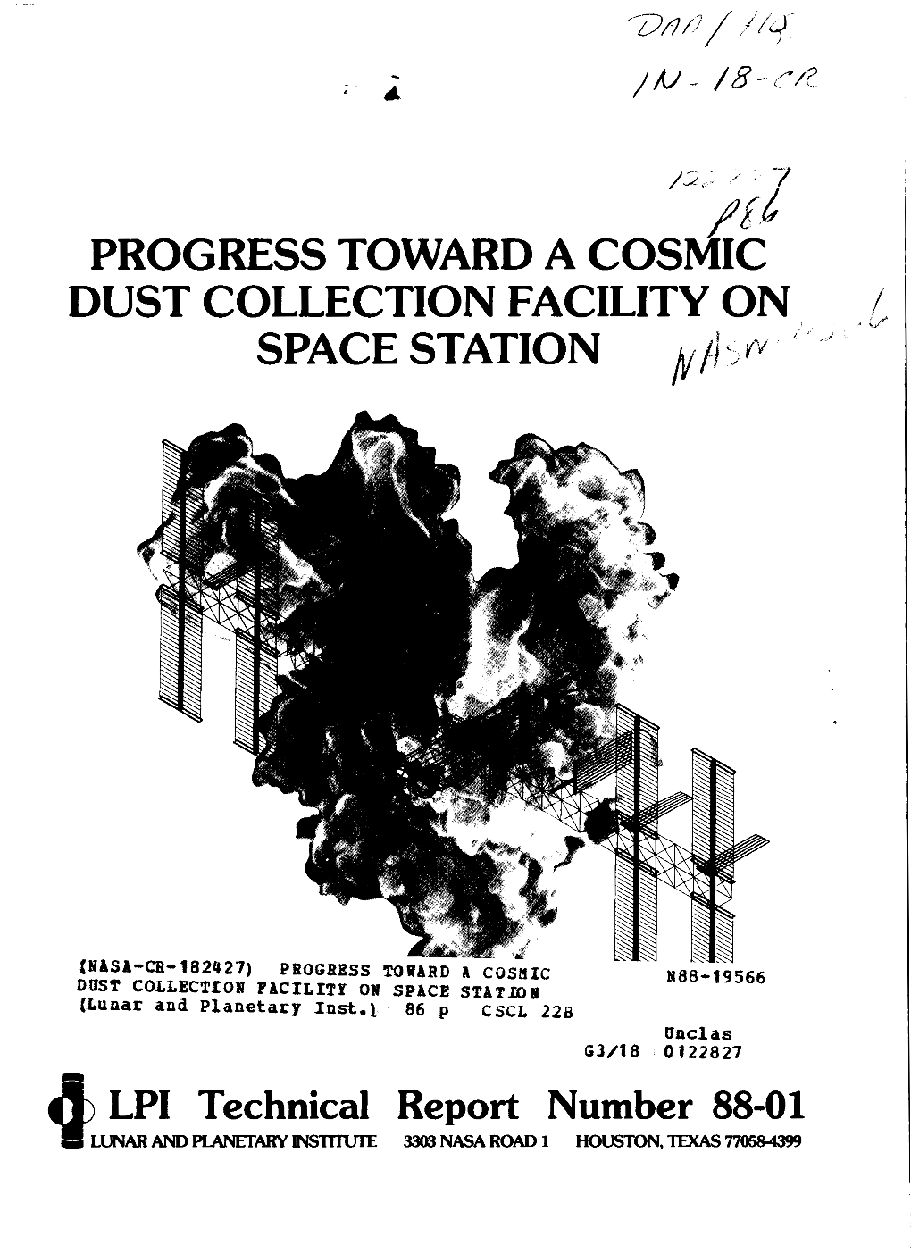 Progress Toward a Cosmic Dust Collection Facility on Space Station