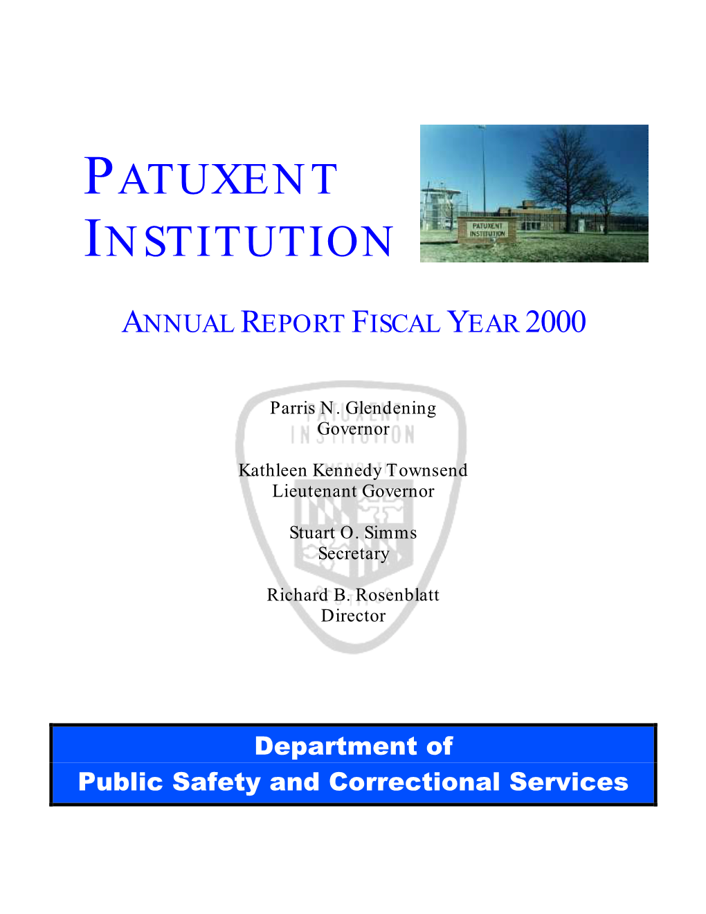 Patuxent Institution