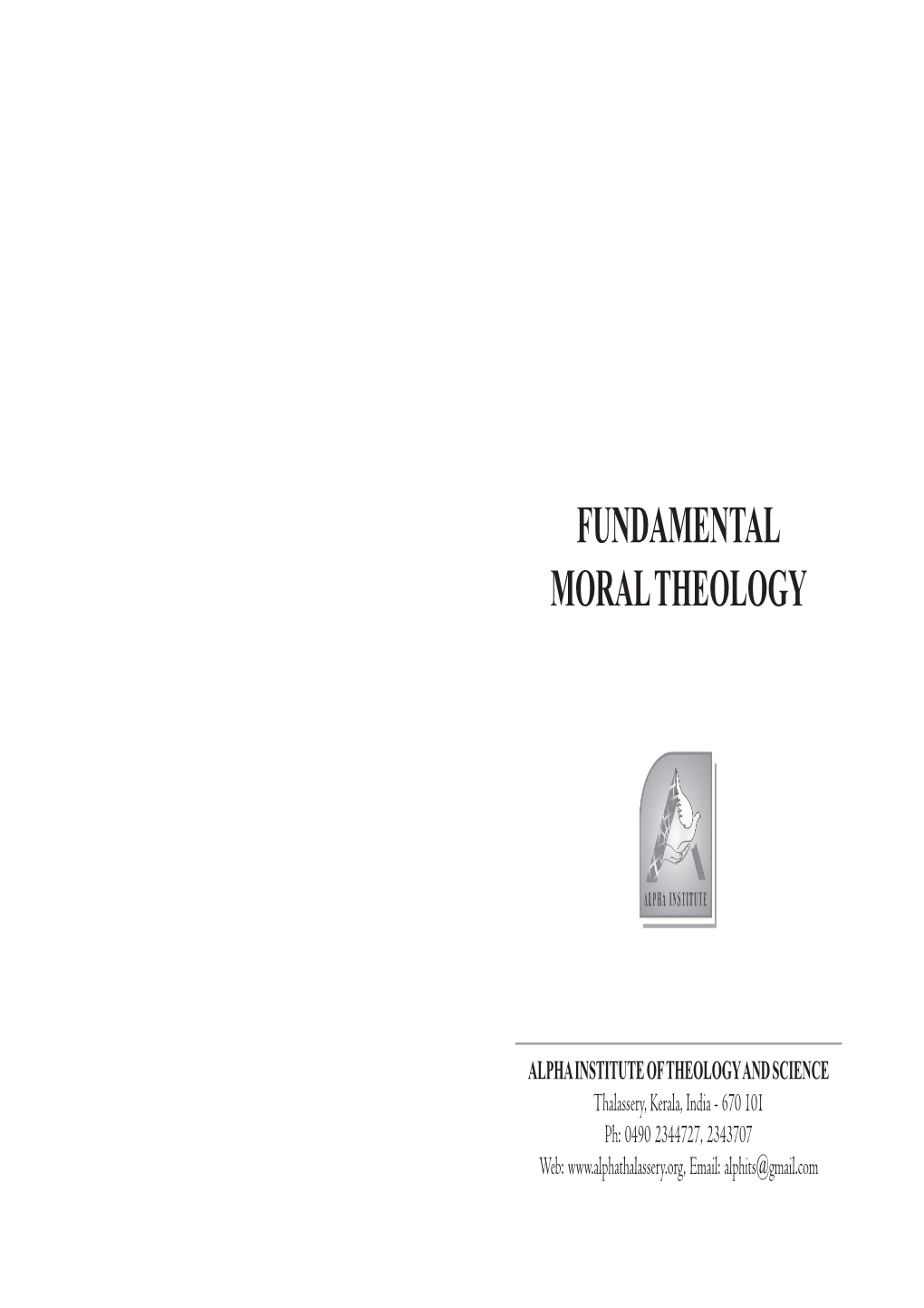 Fundamental Moral Theology.Pmd