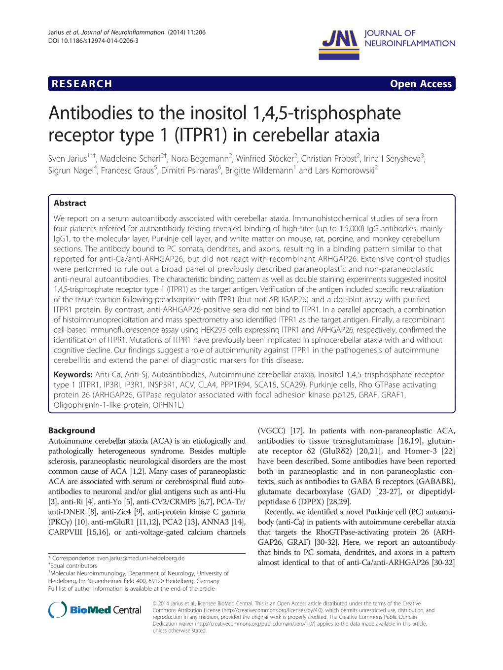 In Cerebellar Ataxia