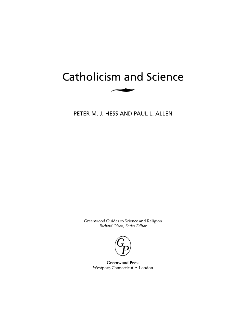 Catholicism and Science