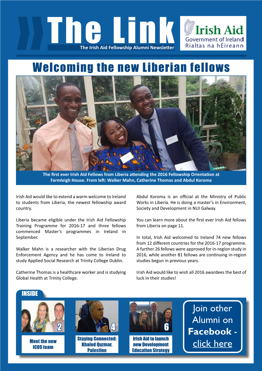 Welcoming the New Liberian Fellows