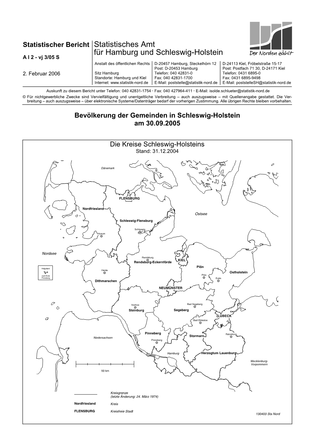 Statistisches Amt Für Hamburg Und Schleswig-Holstein