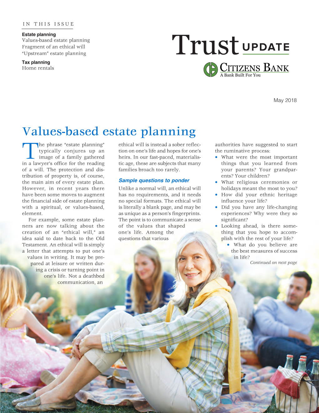 Values-Based Estate Planning