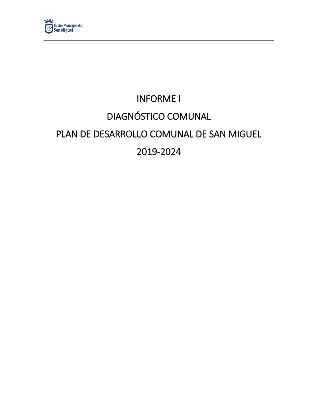 Informe Diagnóstico Comunal PLADECO 2019